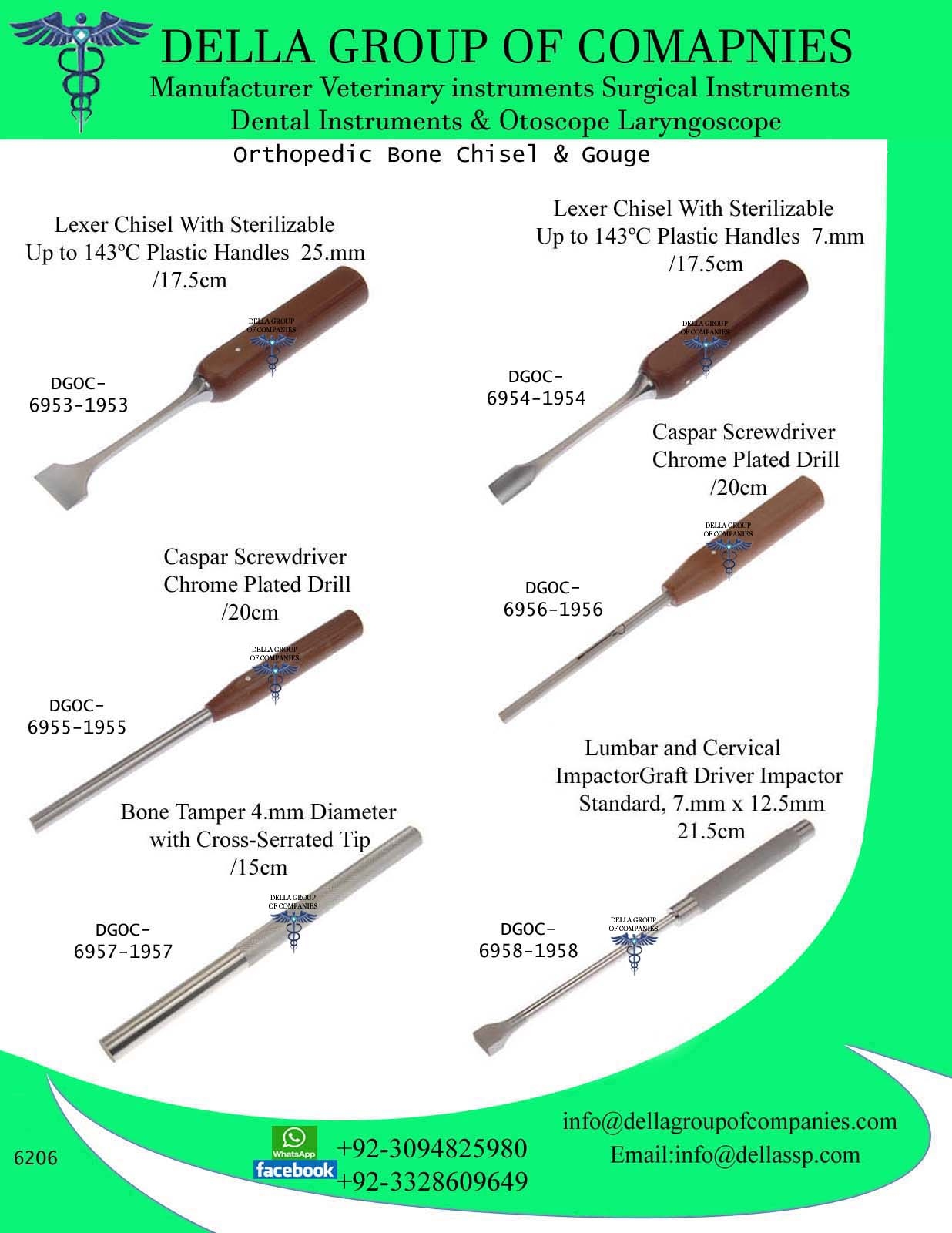 Orthopedic Bone Chisel & Gouge